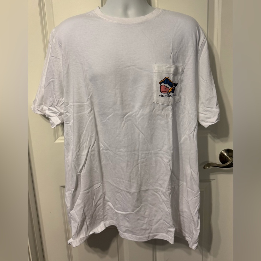 Vineyard Vines White Short Sleeve 4th of July Tee